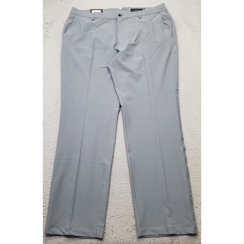 Dunning Golf Chino Pants Mens 38/32 Gray Performance Stretch Quick Dry D7S13P067